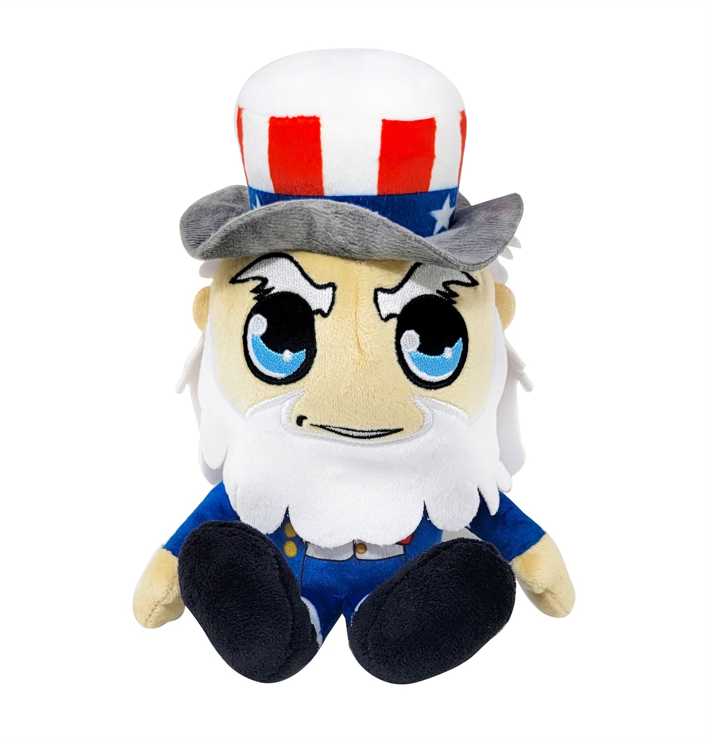 Grovii x America 250 – Midori Chibi Uncle Sam Plushie (8”) | Super Soft & Sustainable